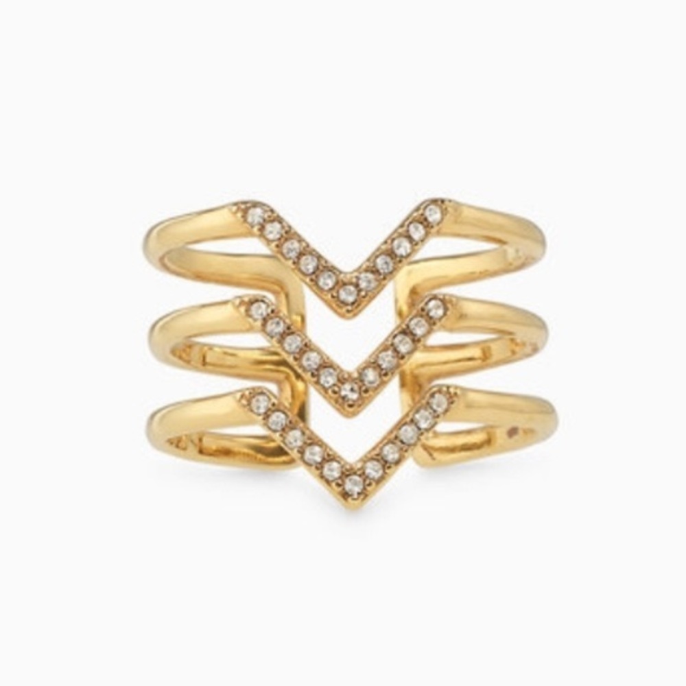 Stella and Dot Chevron ring